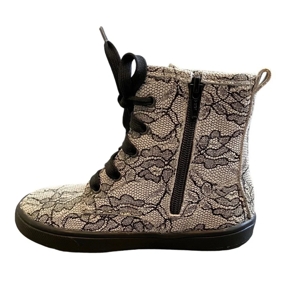 Old Soles Swag Style Boot Black Lace NWT